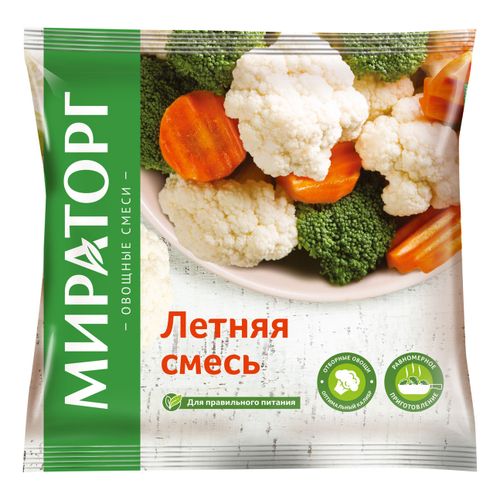 Овощная смесь Мираторг Летняя свежезамороженная 400 г