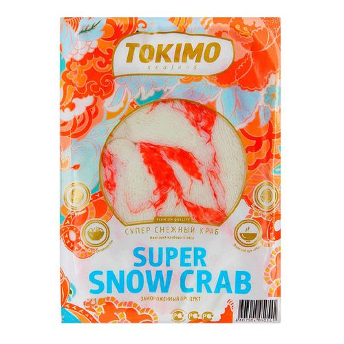 Крабовое мясо Tokimo Супер Снежный краб замороженное 200 г