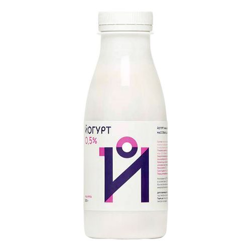 Йогурт питьевой Братья Чебурашкины малина 0,5% БЗМЖ 330 мл