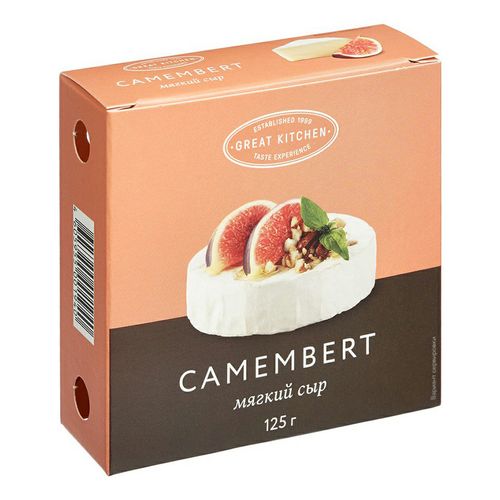 Сыр мягкий Camembert Blanc с белой плесенью 50% БЗМЖ 125 г