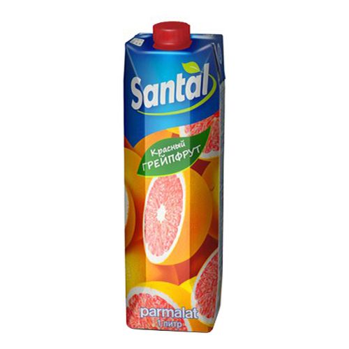 Напиток сокосодержащий Parmalat Santal Красный грейпфрут 1 л