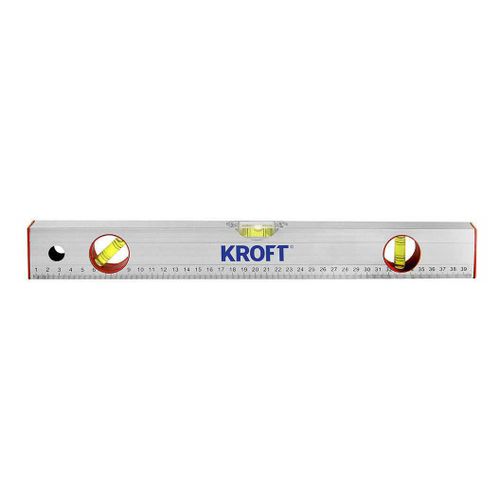 Уровень с линейкой Kroft алюминиевый 600 мм