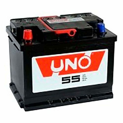 Аккумулятор автомобильный Uno 55 Ah прямая полярность