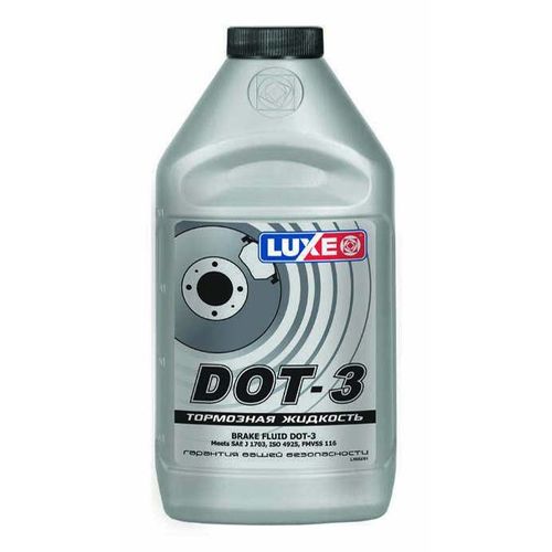 Жидкость тормозная Luxe DOT-3 455 мл