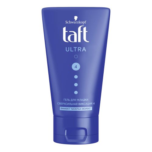 Гель Taft Ultra с эффектом мокрых волос для всех типов волос сверхсильная фиксация 150 мл