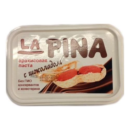 Паста La Pina арахисовая с шоколадом 220 г