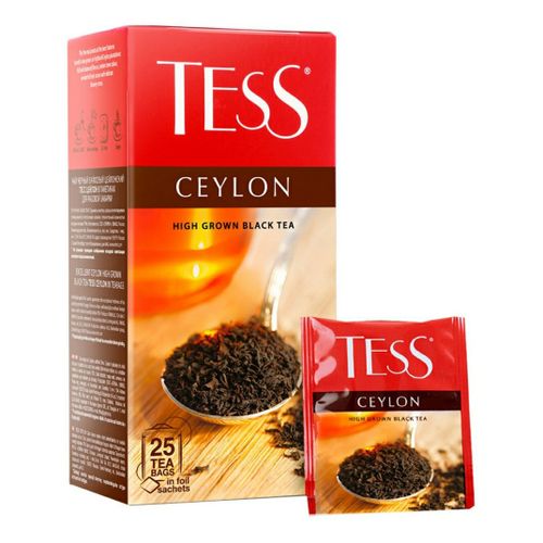 Чай черный Tess Ceylon в пакетиках 1,8 г х 25 шт