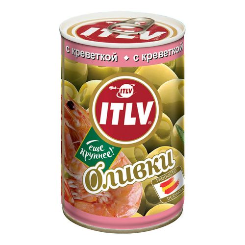 Оливки ITLV с креветками 314 г