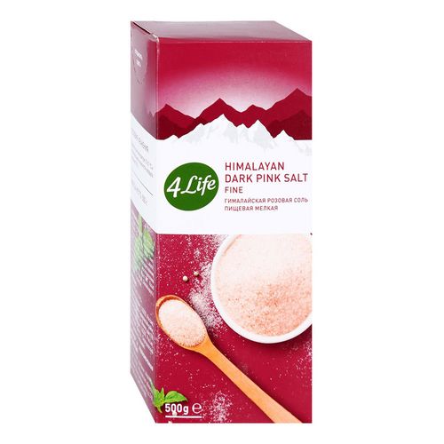 Соль пищевая 4Life Гималайская розовая мелкая 500 г