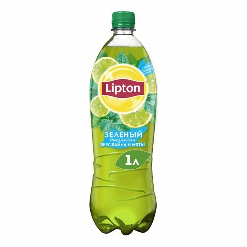 Холодный чай Lipton зеленый лайм-мята 1 л