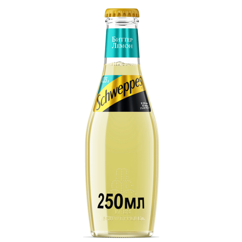Газированный напиток Schweppes Биттер Лимон 0,25 л