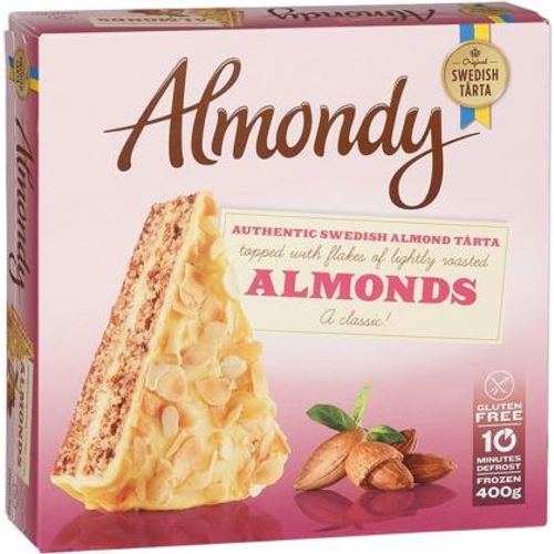 Торт Almondy Authentic Swedish Almond Cake миндальный 400 г