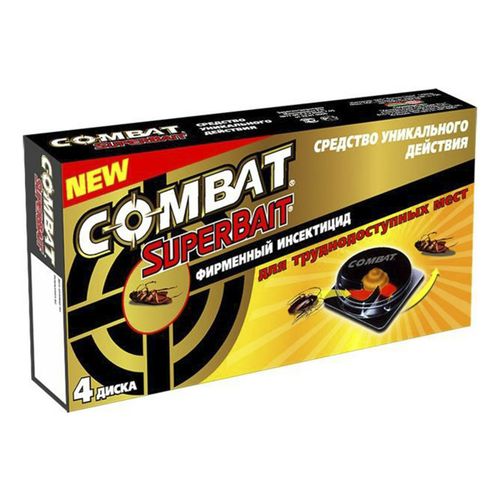 Средство инсектицидное от тараканов Combat Super Bait 4 шт