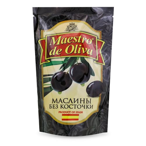 Маслины Maestro de Oliva без косточки консервированные 170 г