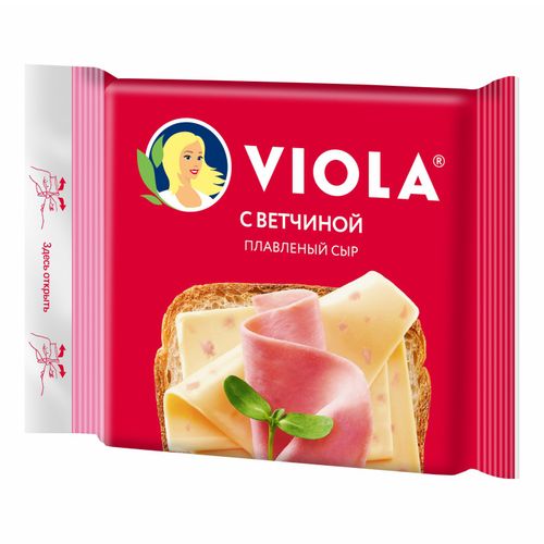 Сыр плавленый Viola с ветчиной 45% 140 г