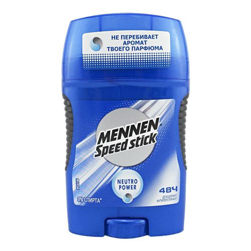 Дезодорант-антиперспирант стик для тела Mennen Speed Stick Neutro Power мужской 50 г