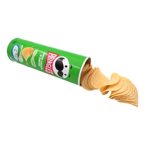 Чипсы картофельные Pringles сметана и лук 165 г