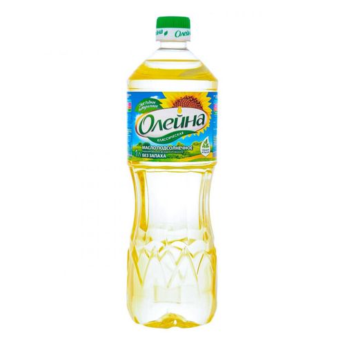 Подсолнечное масло Олейна Классическая рафинированное дезодорированное 1 л