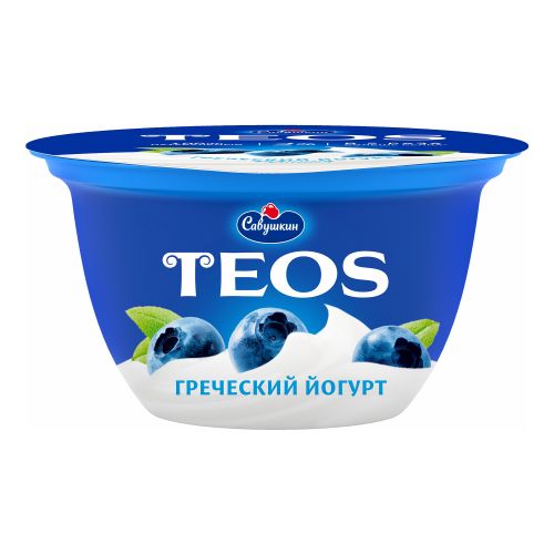 Йогурт Teos Греческий черника 2% 140 г