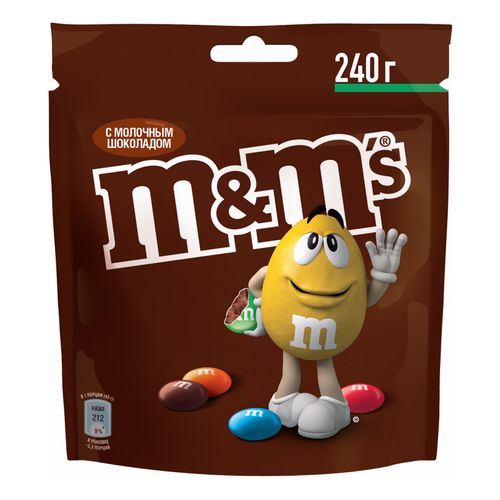 Драже M&M's с шоколадом 240 г