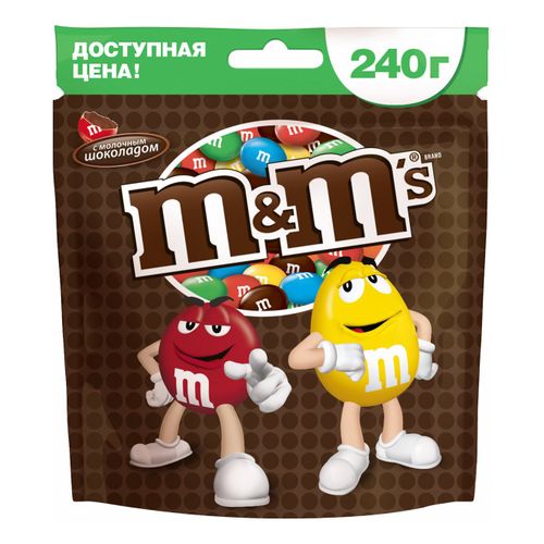 Драже M&M's с шоколадом 240 г