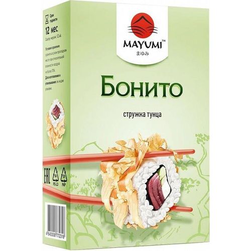 Стружка тунца Mayumi Бонито 15 г - купить с доставкой на дом в СберМаркет