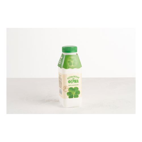 Йогурт питьевой Асеньевская Ферма классический 2,5% БЗМЖ 450 г