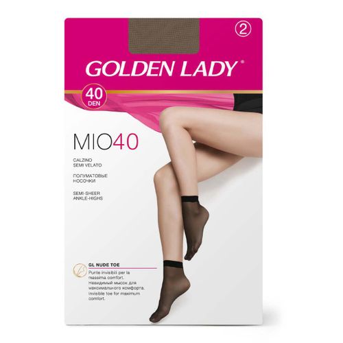 Носки женские Golden Lady Mio хлопок Bianco белый р 39-41