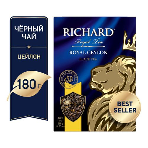 Чай черный Richard Royal Ceylon крупнолистовой 180 г
