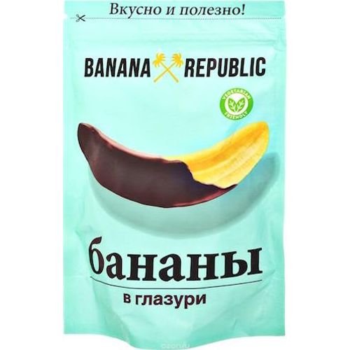 Конфеты Banana Republic Бананы в белой глазури 200 г