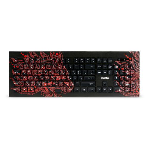 Клавиатура Smartbuy 223 Dragon USB черно-красная