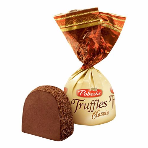 Конфеты Победа вкуса Трюфели шоколадные посыпанные какао