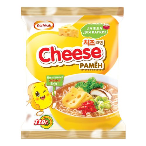 Лапша Доширак Cheese рамен со вкусом сыра 110 г