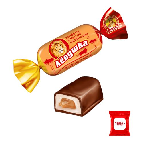 Конфеты шоколадные Славянка Левушка с желейной начинкой 199 г - купить ...