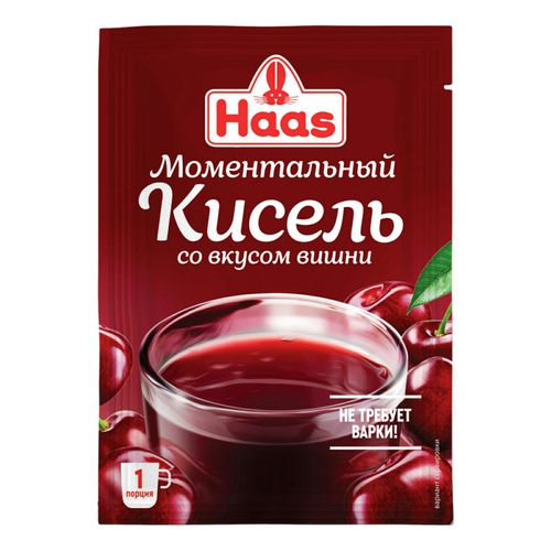 Кисель Haas моментальный со вкусом вишни 30 г