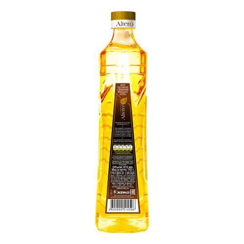 Подсолнечное масло Altero Almond с добавлением миндального масла 810 мл