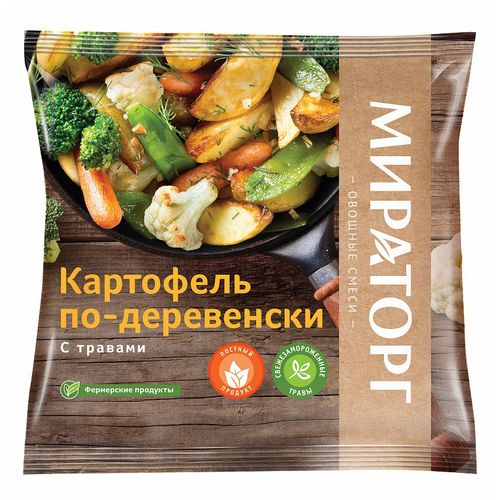 Смесь овощная Vитамин Картофель по-деревенски с травами замороженная 400 г