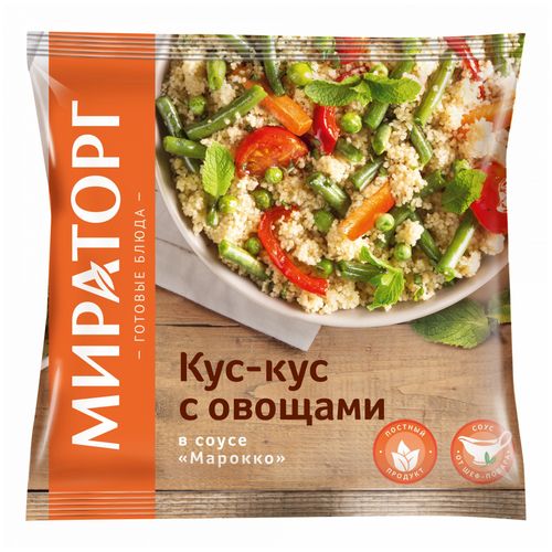 Овощная смесь Мираторг Vитамин Кус-кус с овощами в соусе замороженная 400 г