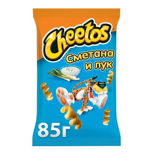Кукурузные снеки Cheetos сметана и лук 85 г
