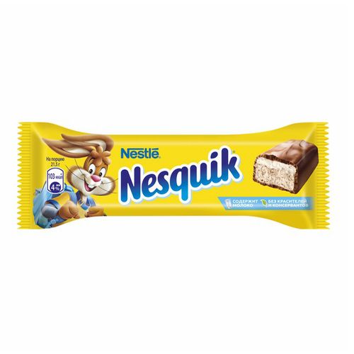 Шоколадный батончик Nesquik с какао-нугой 43 г