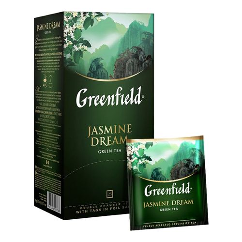 Чай зеленый Greenfield Jasmine Dream в пакетиках 2 г х 25 шт