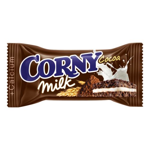 Батончик Corny Milk Cocoa злаковый молочный с какао 30 г
