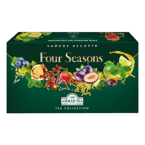 Набор чая Ahmad Tea Four Seasons Четыре сезона Ассорти в пакетиках 1,8 г х 90 шт