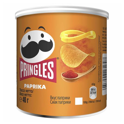 Чипсы картофельные Pringles Паприка 40 г