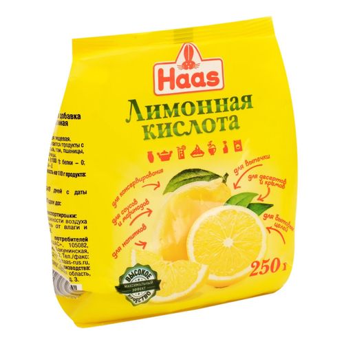 Лимонная кислота Haas 250 г