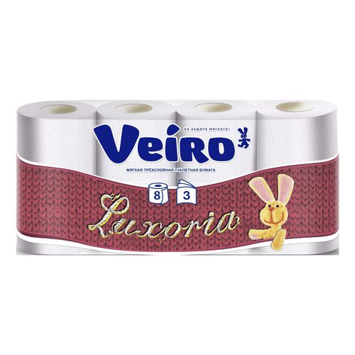 Туалетная бумага Veiro Luxoria 3 слоя