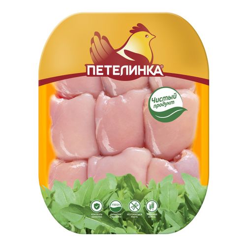 Бедро цыпленка-бройлера филе Петелинка охлажденное ~900 г