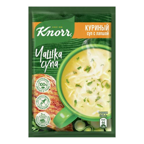 Суп Knorr Чашка супа куриный с лапшой 13 г
