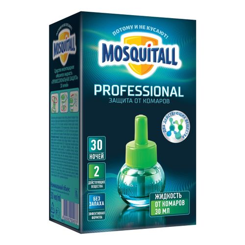Жидкость от комаров Mosquitall Профессиональная защита 30 ночей 30 мл
