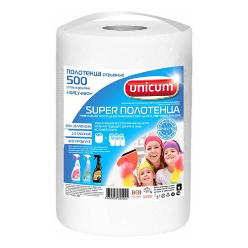 Бумажные полотенца Unicum Family-master 2 слоя